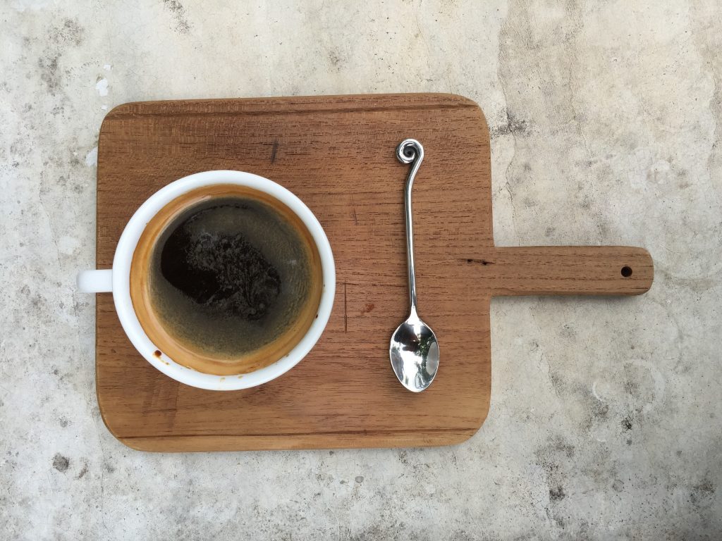 Beautifully served coffee at The Old Chiang Mai Espresso Bar