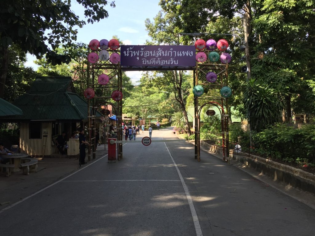 Entrance to the San Kamphaeng Hot Springs