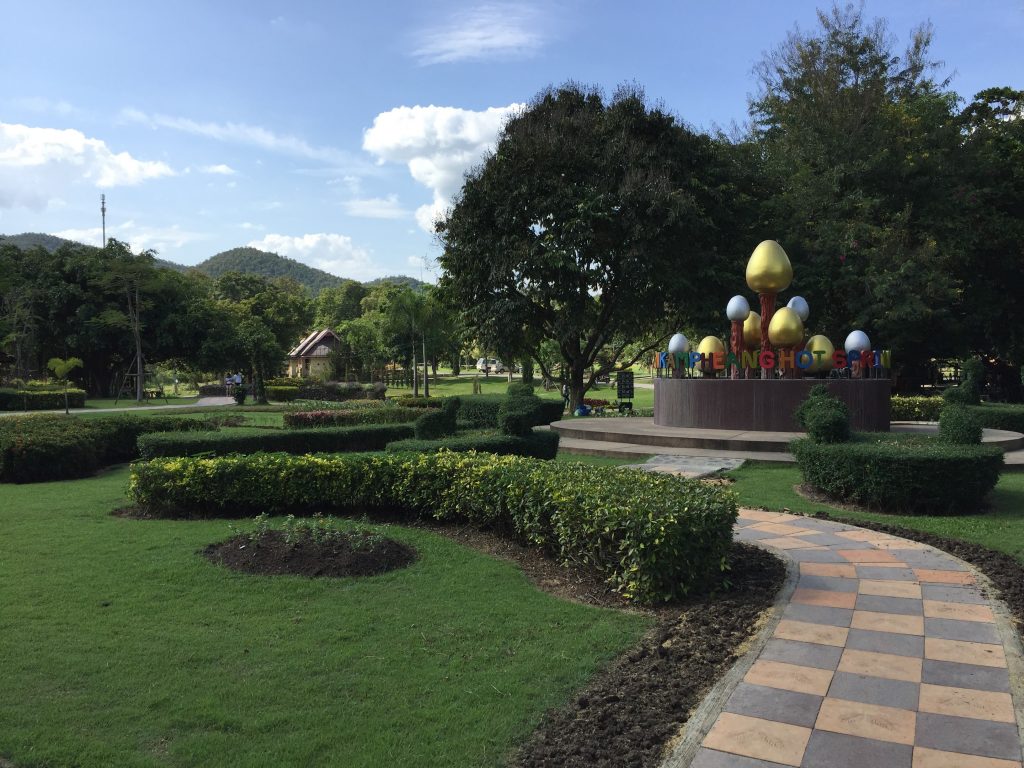 Garden at the San Kamphaeng Hot Springs