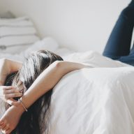 Girl in bed