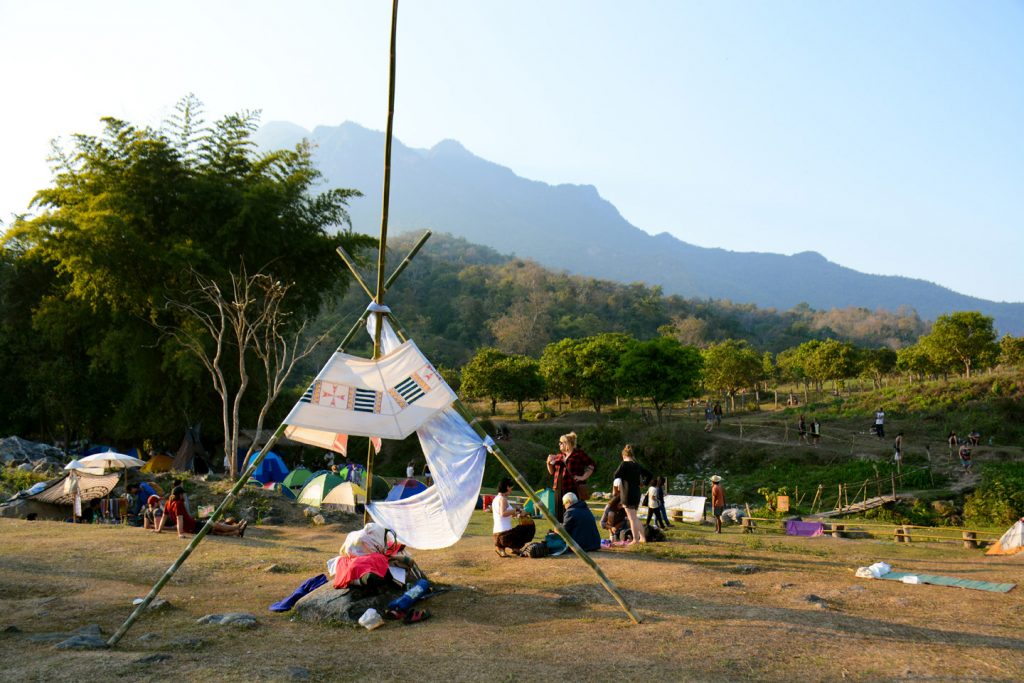 A secluded area at Shambhala In Your Heart Festival