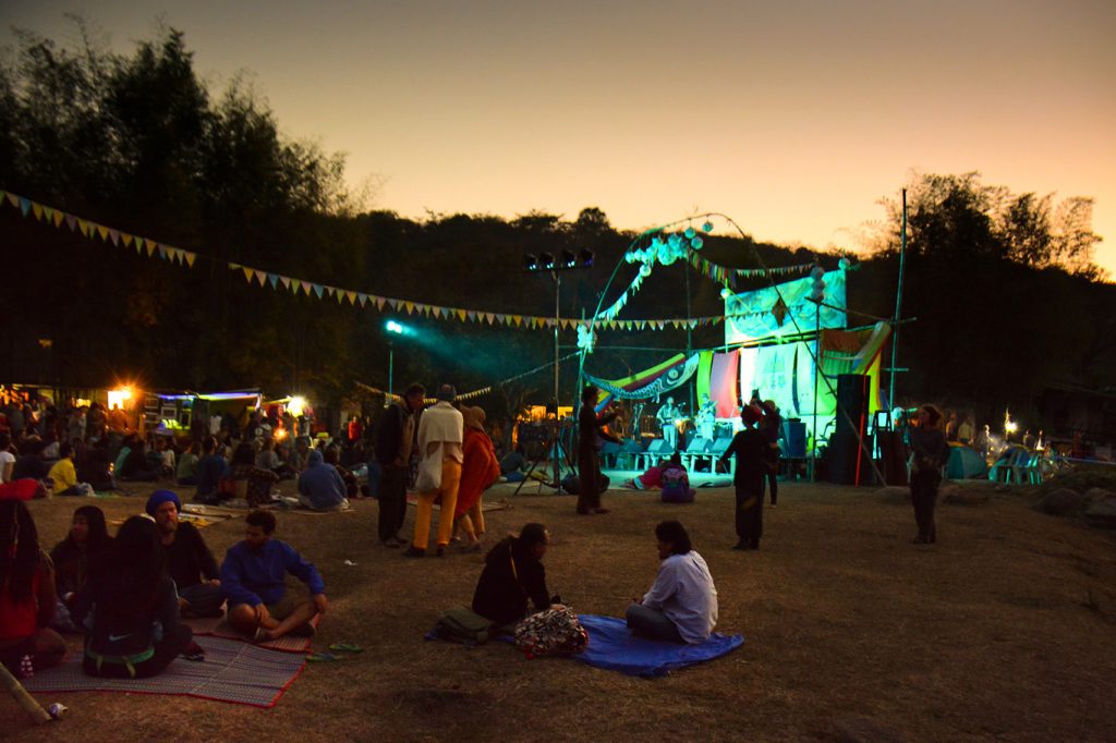 People enjoying the music at Shambhala in Your Heart Festival