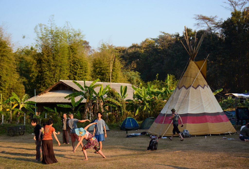 People dancing at Shambhala in your Heart Festival