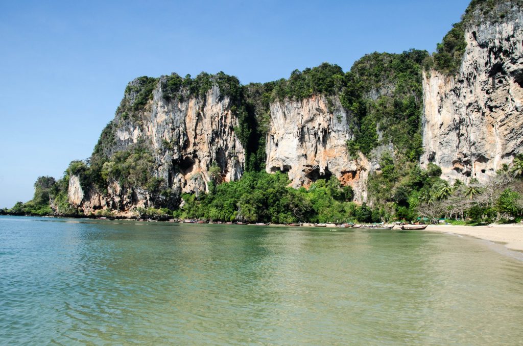 Tonsai is more relaxed and less crowded than Railay West