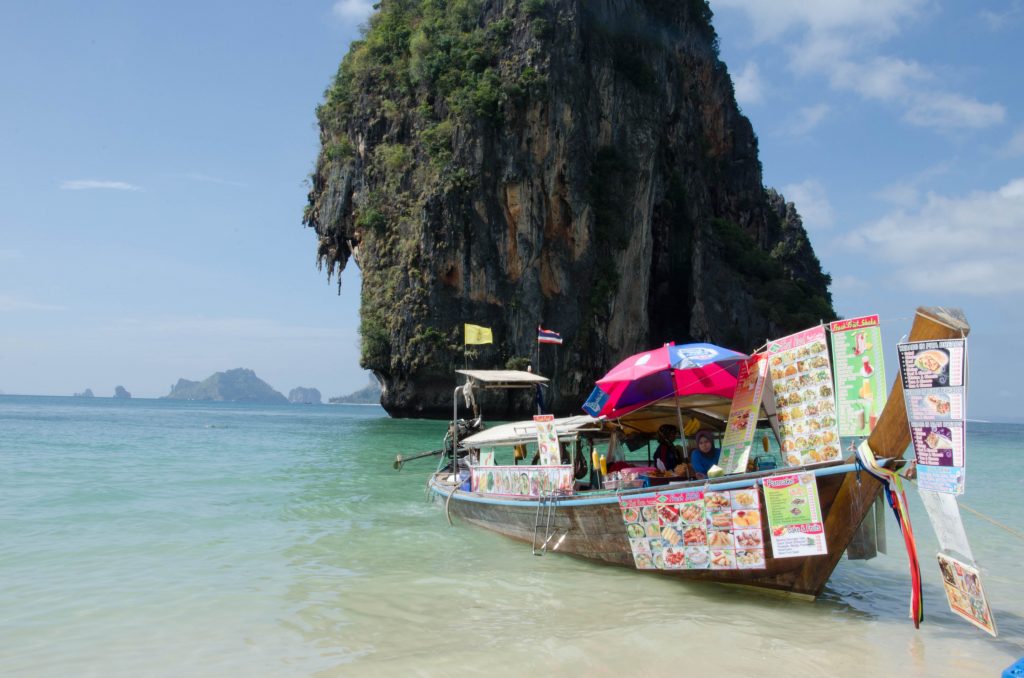 There's food everywhere on Railay and Phra Nang, but the quality is not great