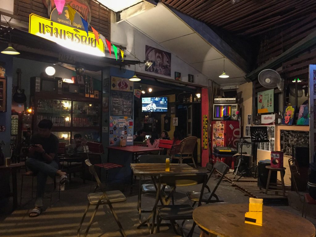 Interior of the Vintage Chiang Mai bar