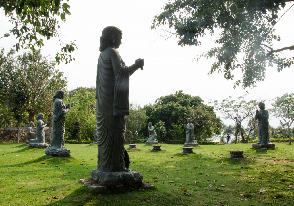 This part of the complex was very serene and quiet