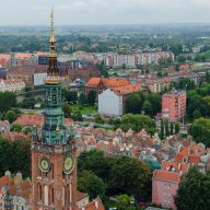 Panorama view of Gdańsk