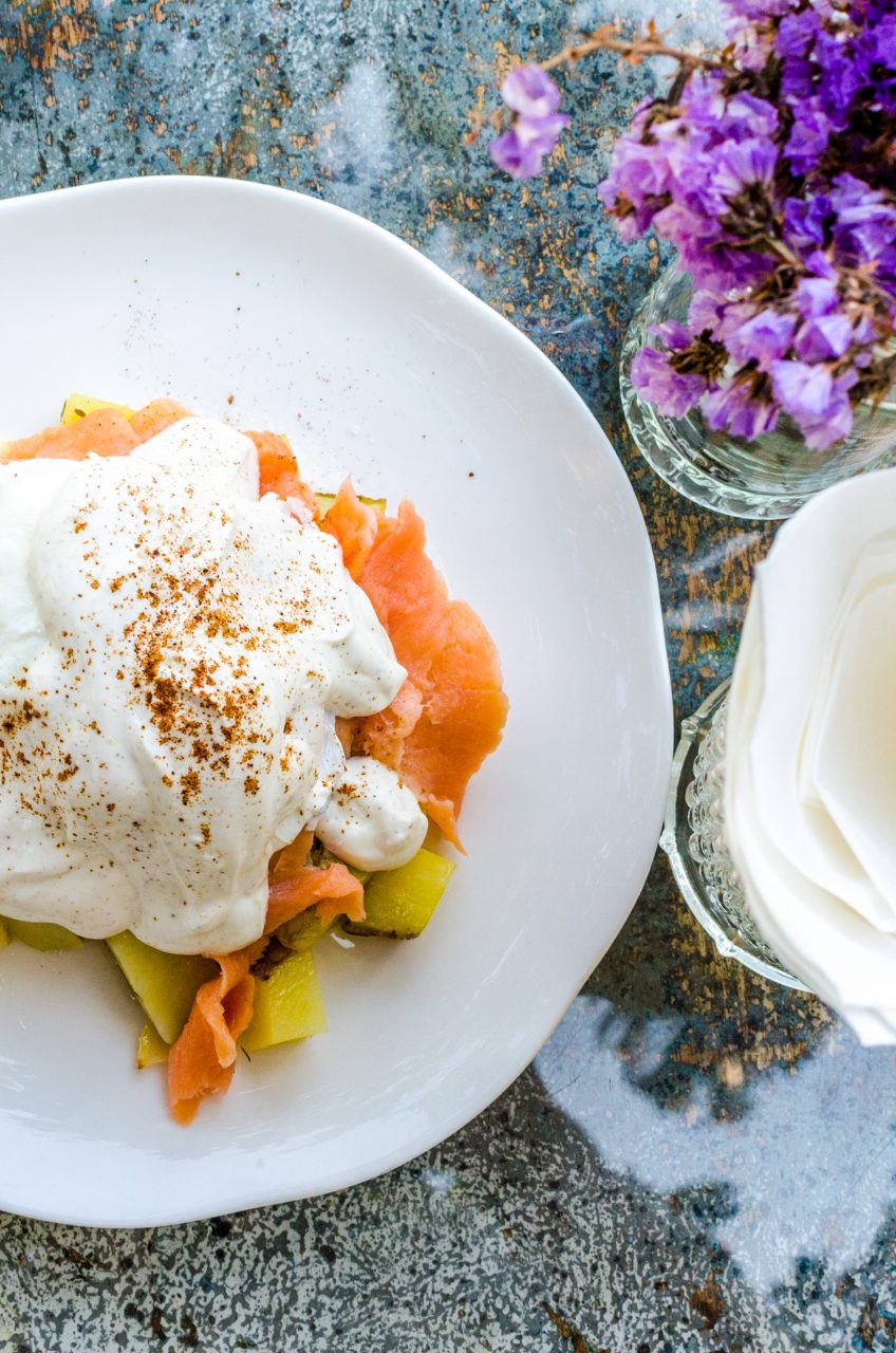 Salmon Bomb at Baa Baa Black Café in Chiang Mai