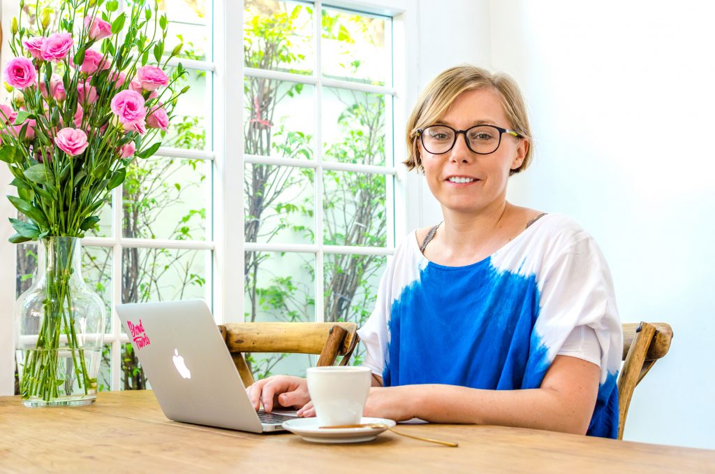Joanna Horanin at The Baristro in Chiang Mai