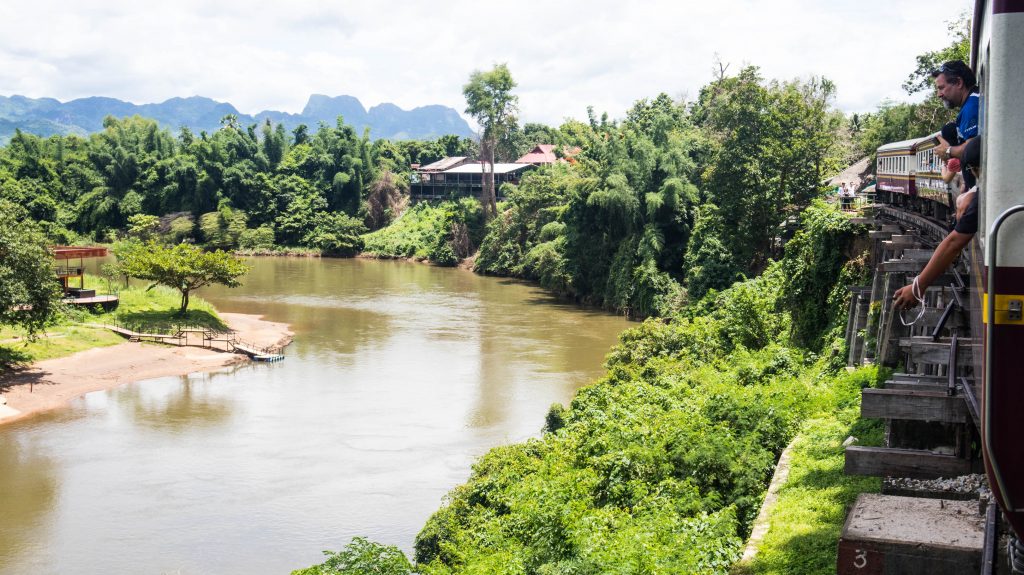 the views from the death railway in kanchanaburi