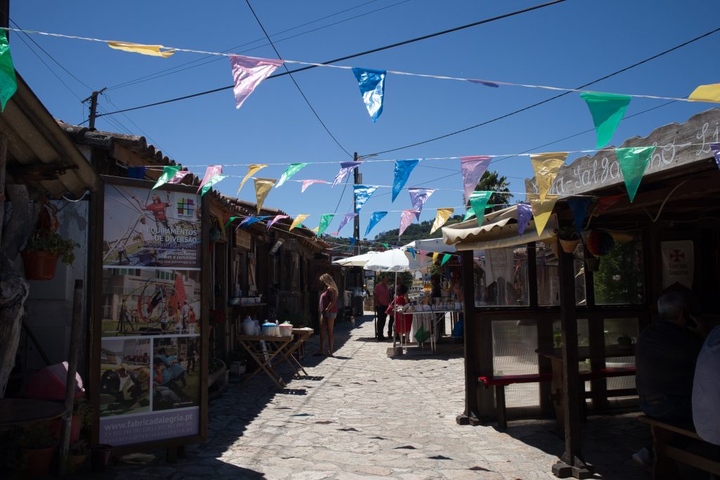 huts in rio maior salt pans