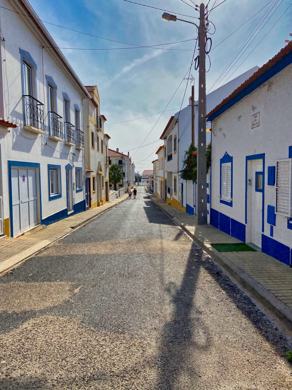 A street in Vila Nova de Milfontes.