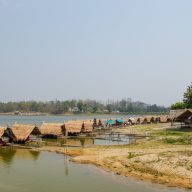 Huts by the Huay Tung Tao Lake