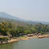 View of Huay Tung Tao Lake and the mountains